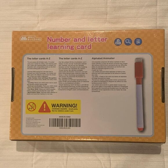 Numbers and Letters Flashcards for Kids! - Colors, Shapes, Dry Erase! NWT - Picture 2 of 6